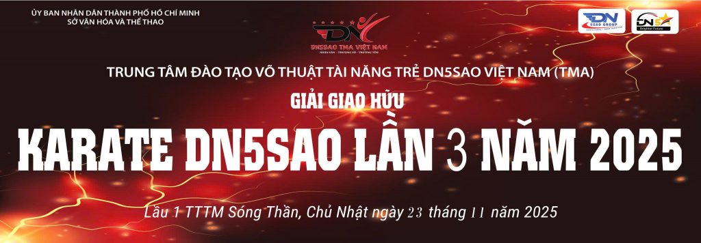 GIẢI GIAO HỮU KARATE DN5SAO LẦN 3 NĂM 2025